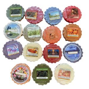 Lot of 15 Yankee Candle Tarts Wax Melts‎ Multiple Home Fragrance Variety 0.8 oz